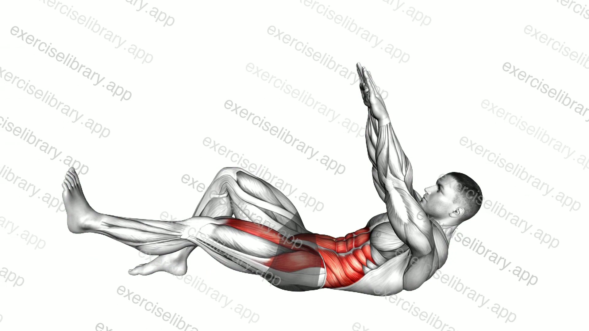 Single Leg Extension Crunch demonstration