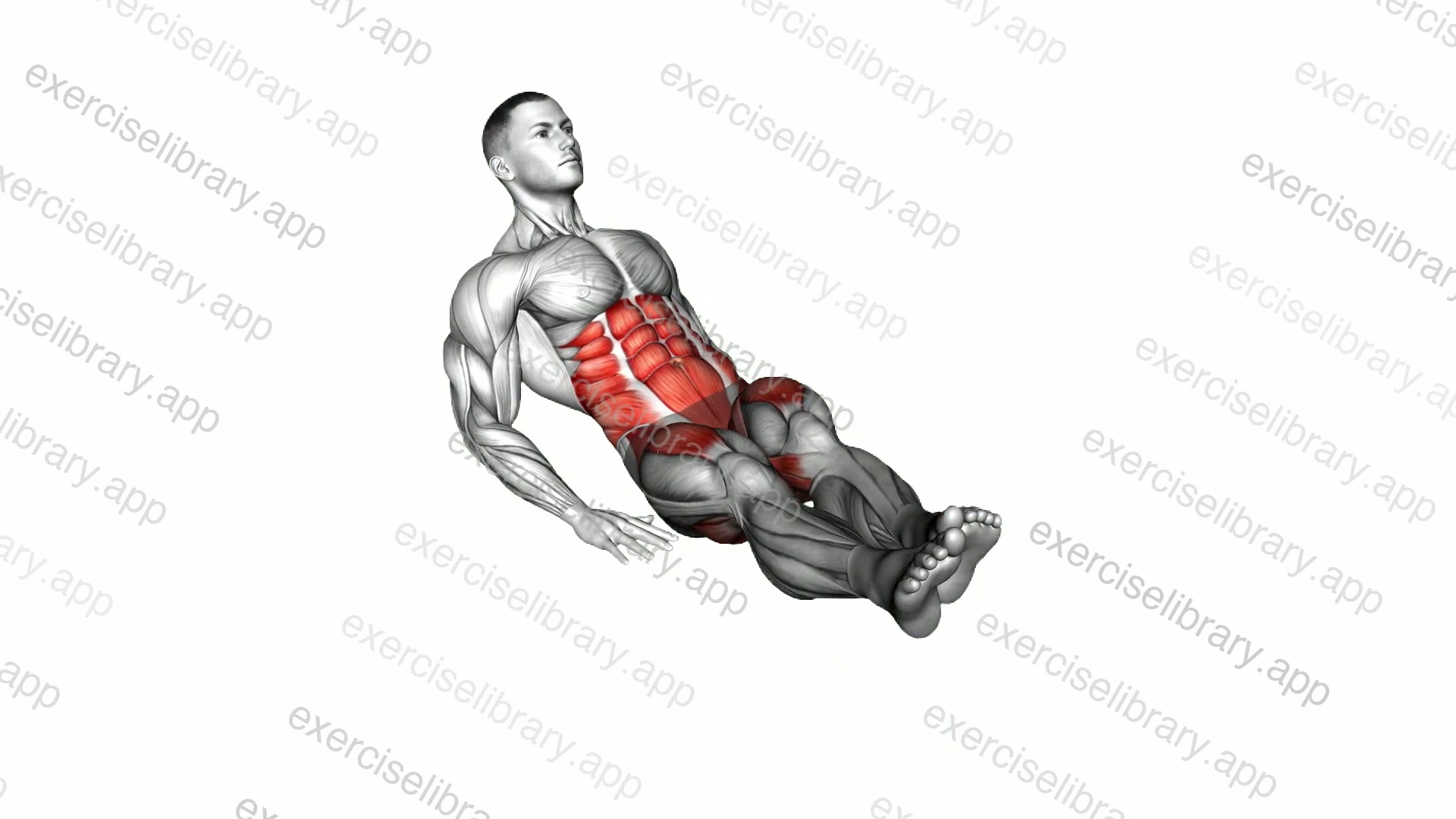 Bodyweight Rainbow Leg Raise demonstration