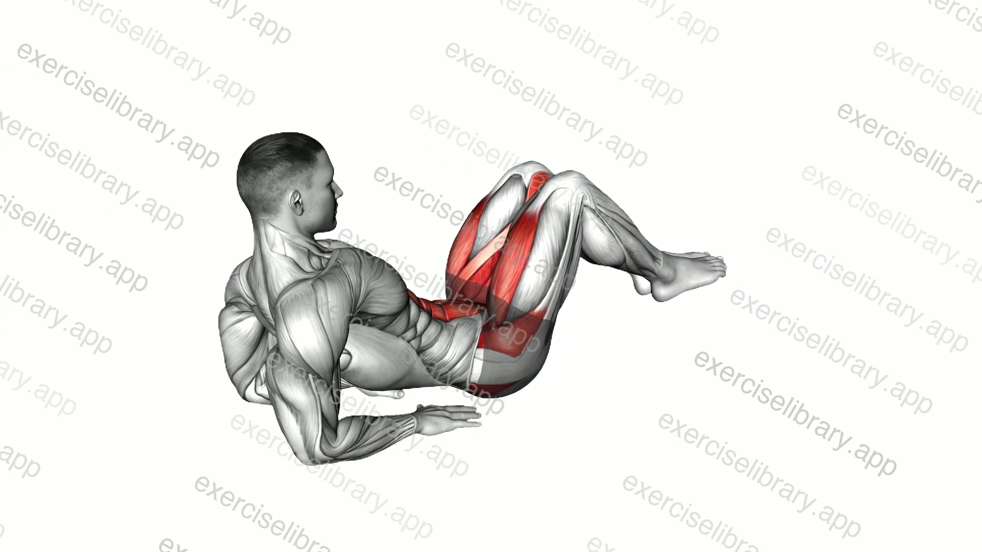 Elevanted Knee Tuck V Tuck demonstration