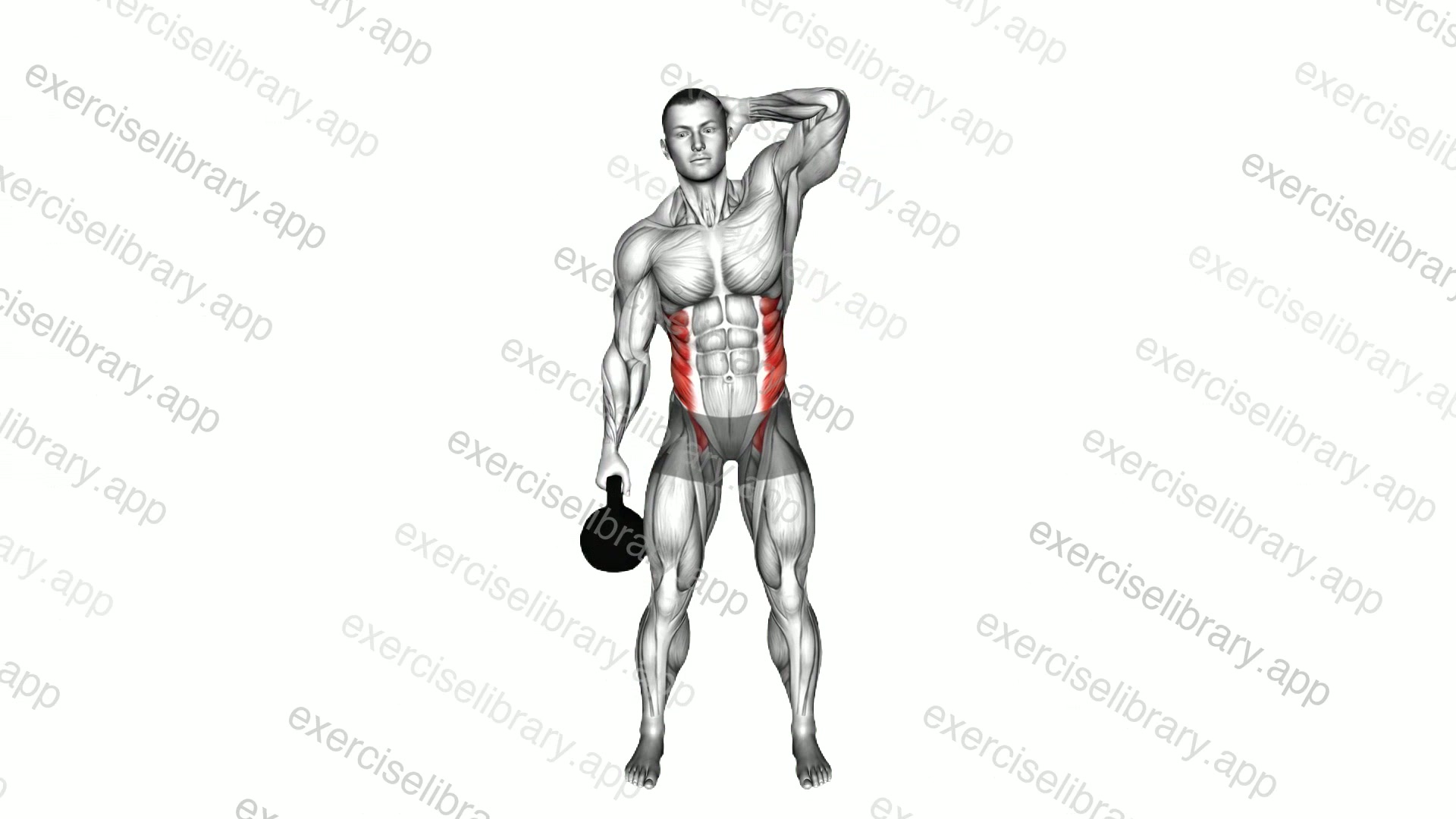 Kettlebell Side Bend demonstration