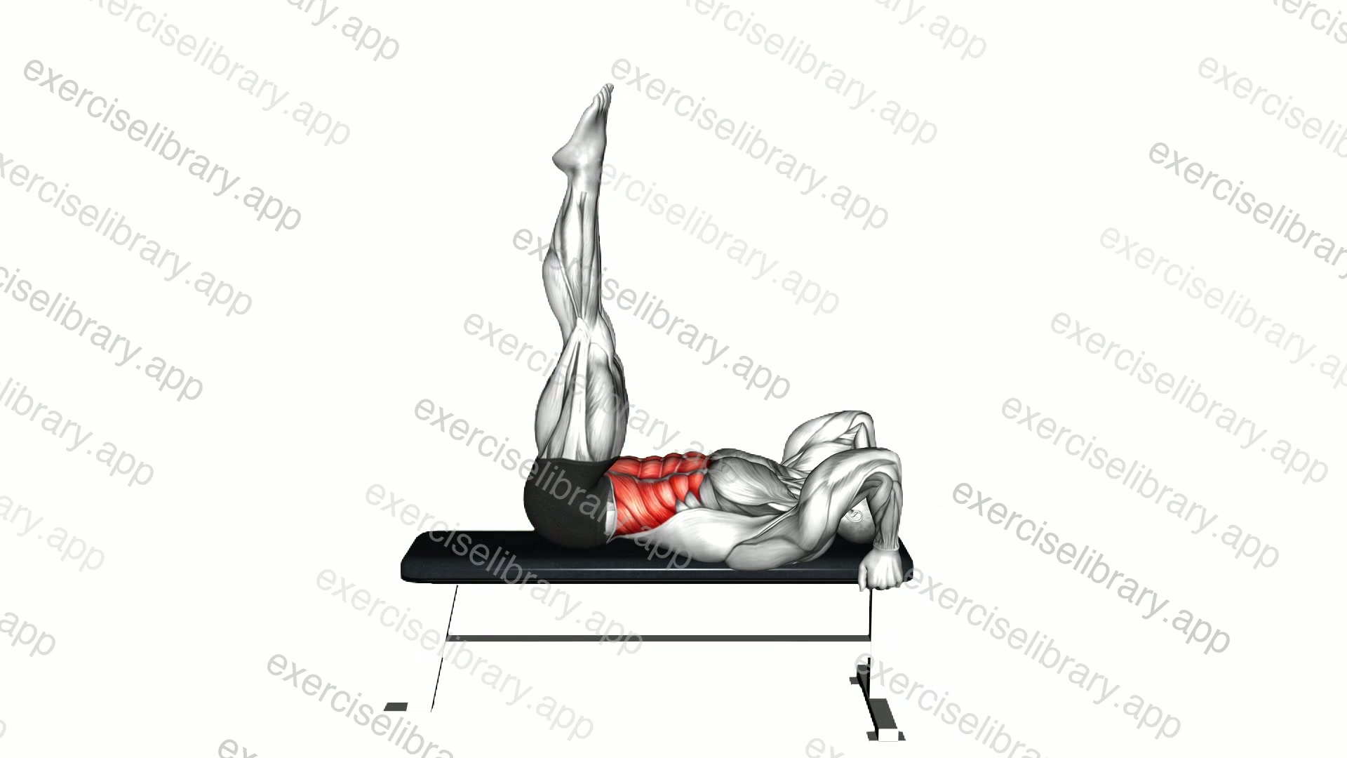 Lying Flat Hip Raise demonstration