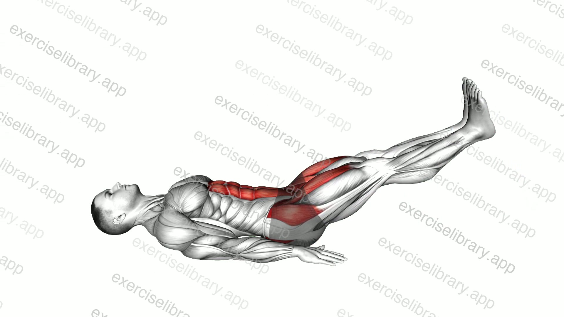 Lying Legs Triangle Drop demonstration
