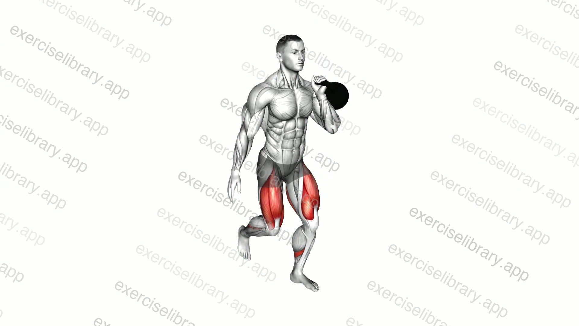 Kettlebell Ipsilateral Reverse Lunge demonstration