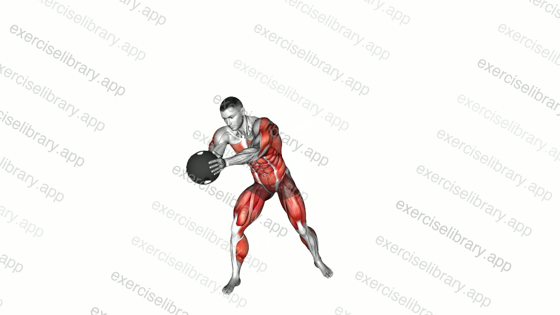 Medicine Ball Twist Turn Slam demonstration