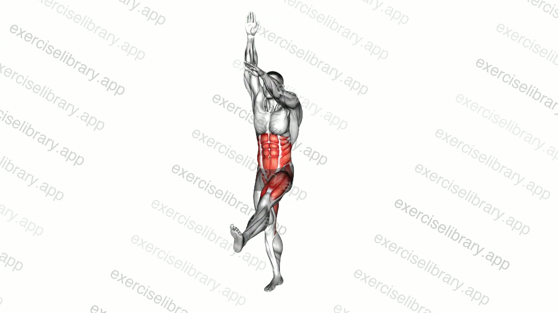 Standing Balance Side to Front Leg Raise demonstration