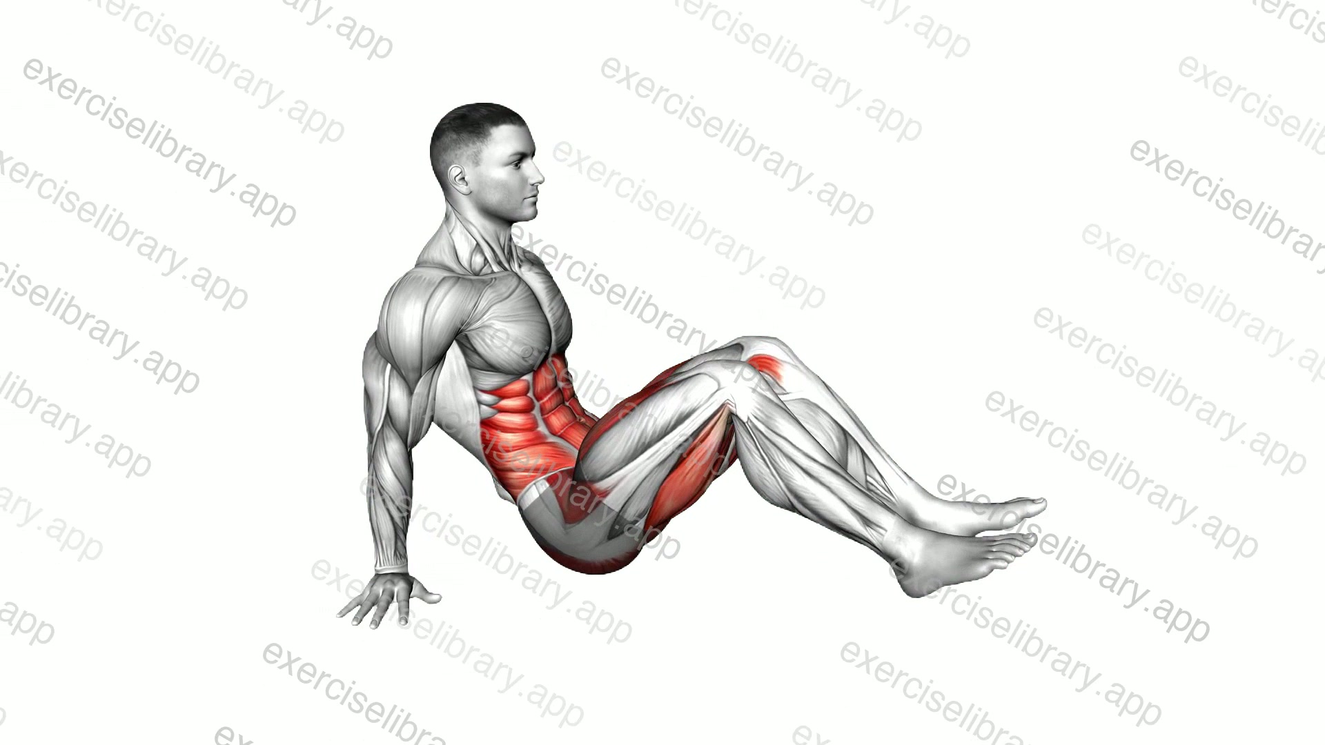 L-Sit Kick Out demonstration
