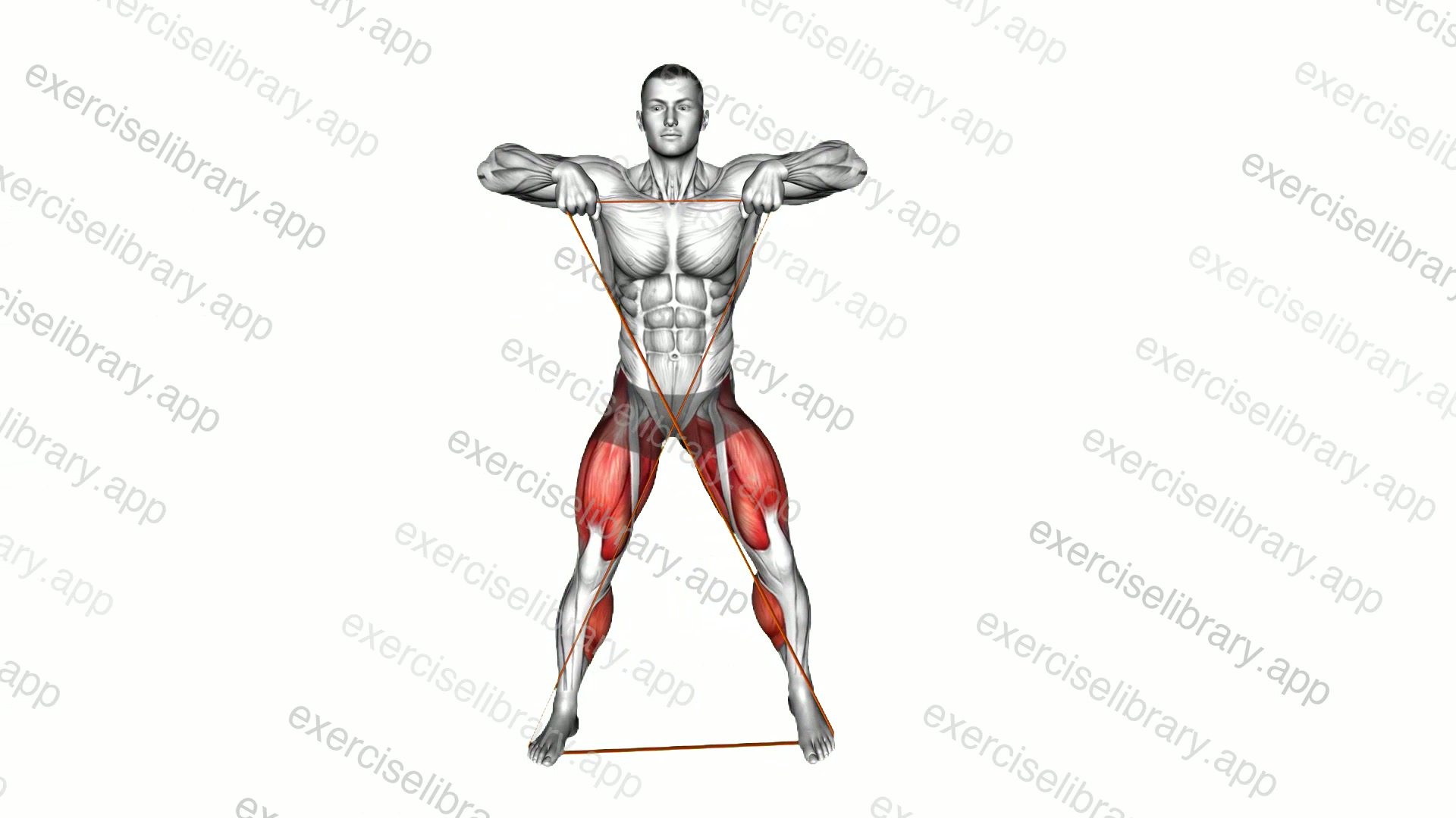 Resistance Band X Side Walk demonstration