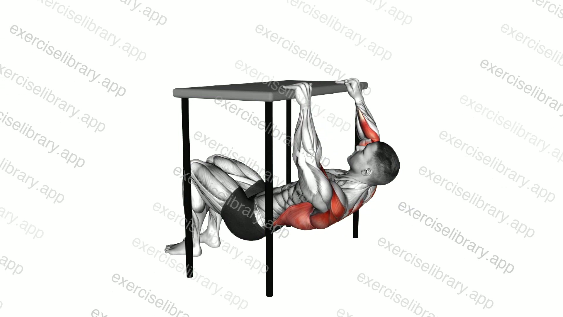 Inverted Row under Table demonstration