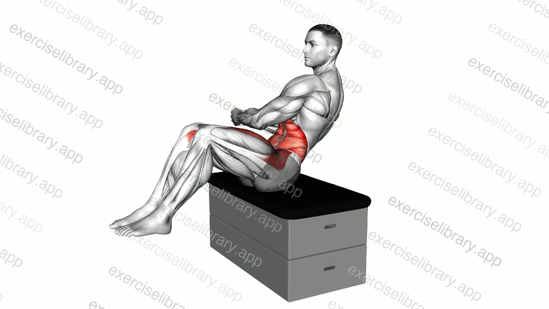Russian Twist on a Padded Stool demonstration