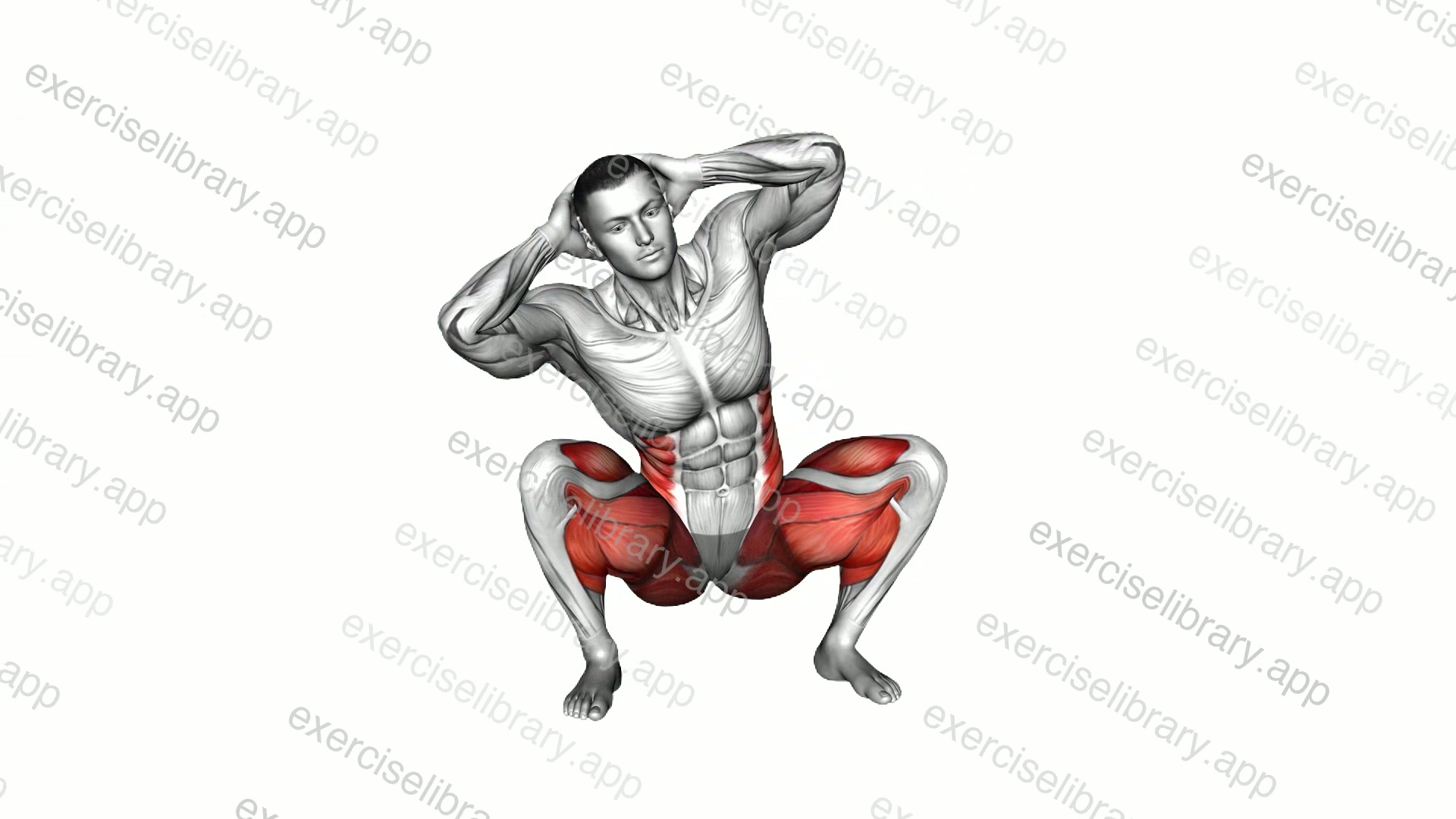 Squat Mobility Side Bend demonstration