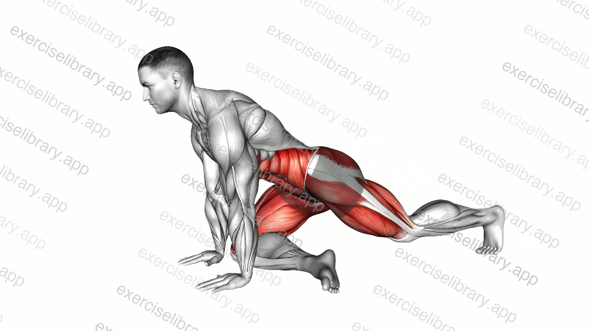 Pigeon Pose demonstration