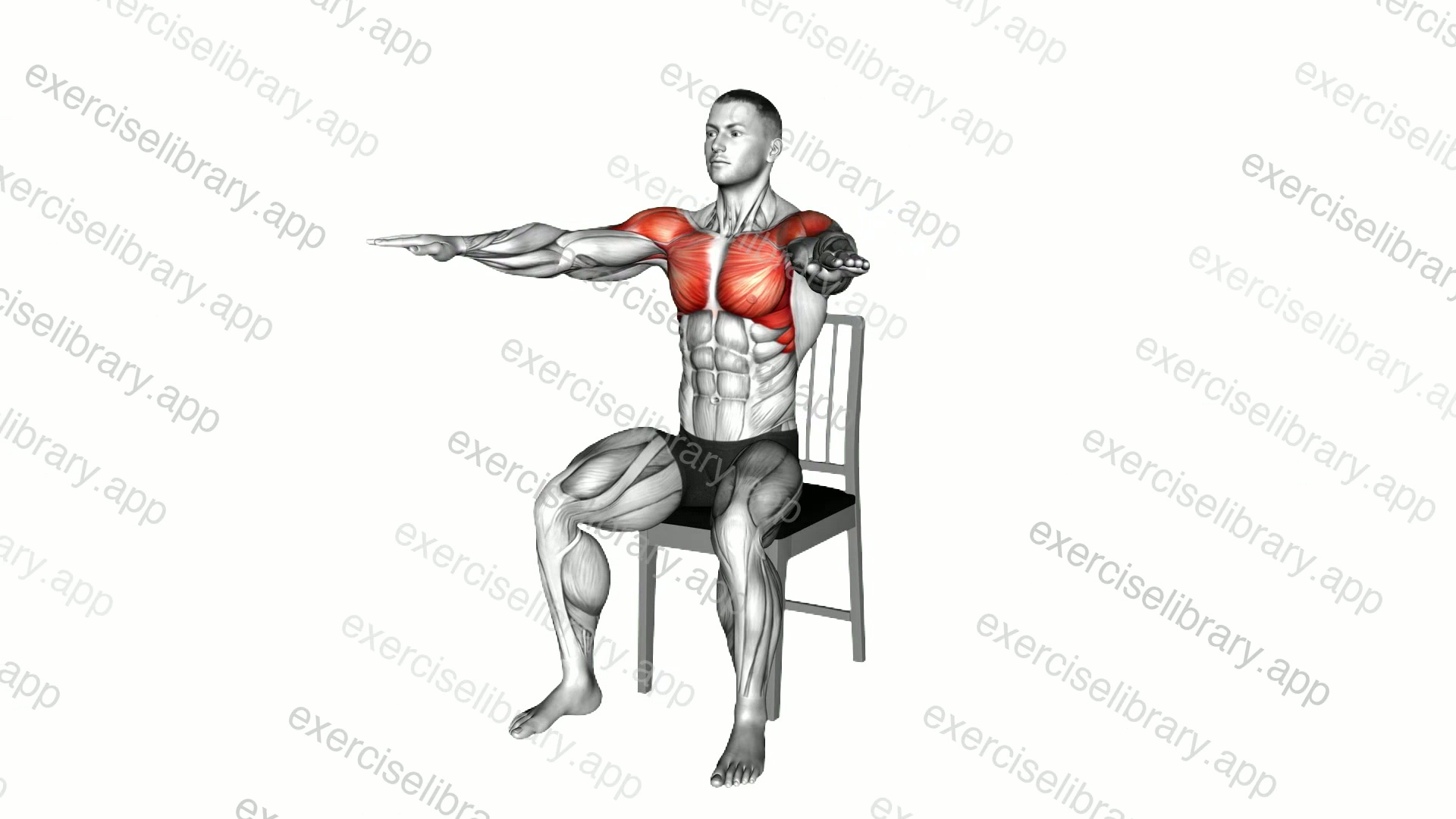 Seated Open-up and Under Swing on a Chair demonstration