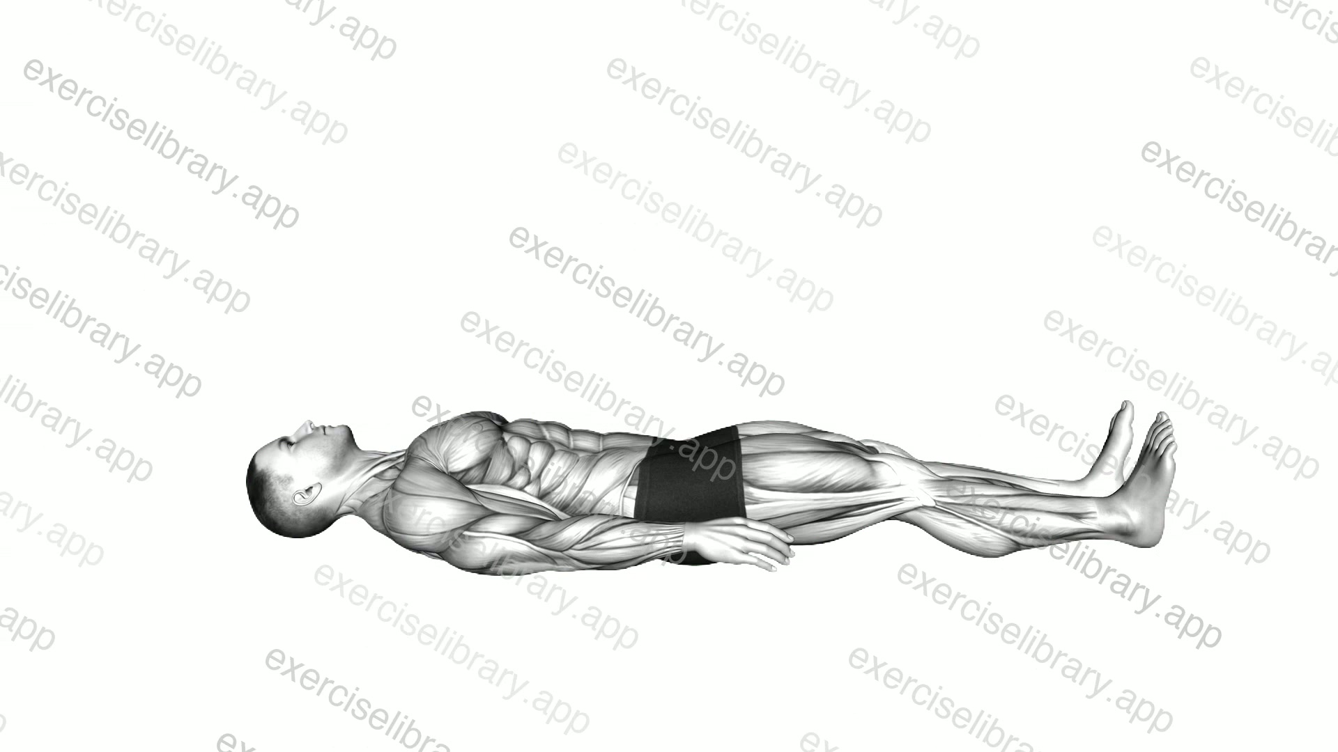 Lying Rest Pose demonstration