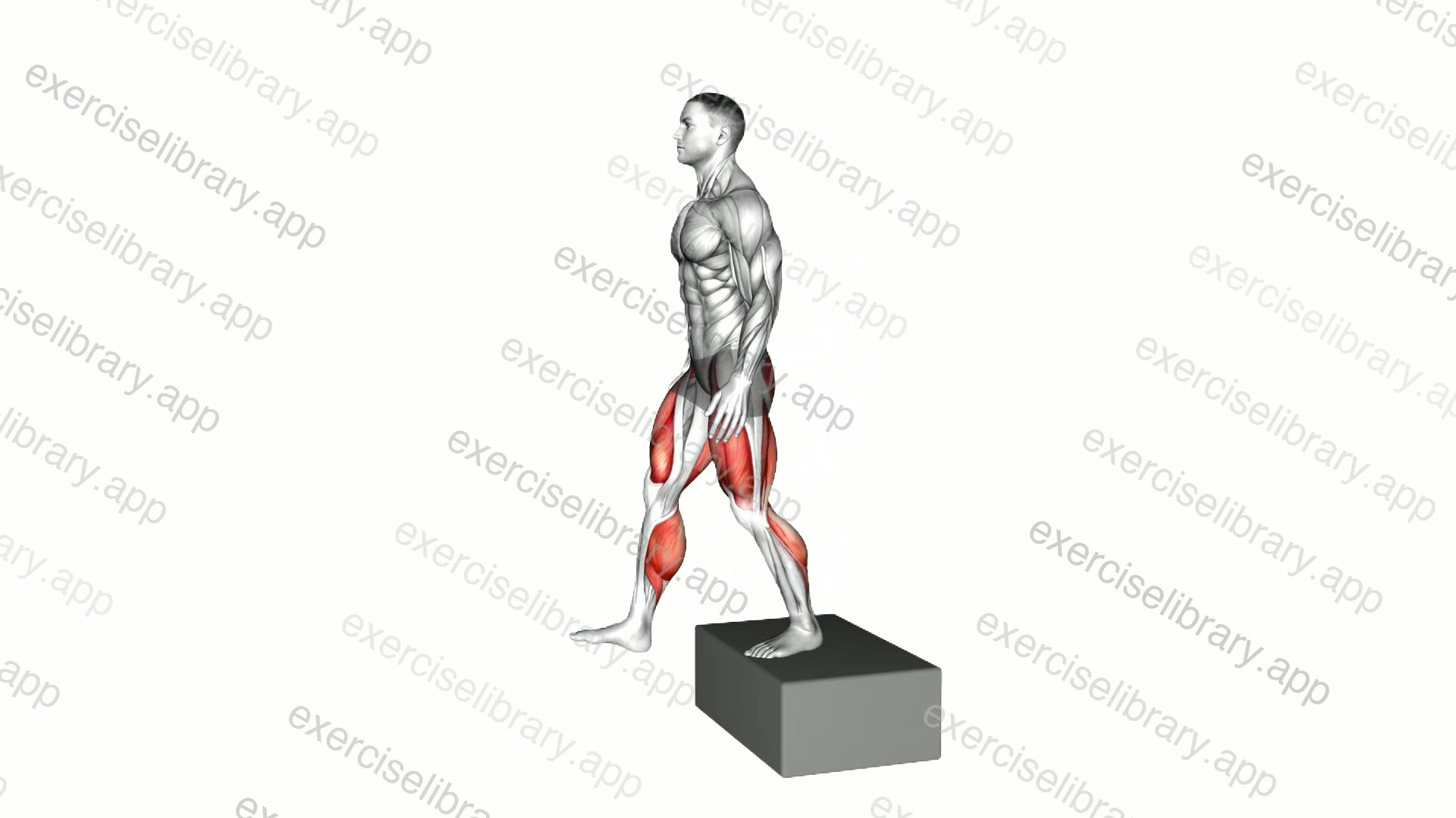 Box Drop Jump demonstration
