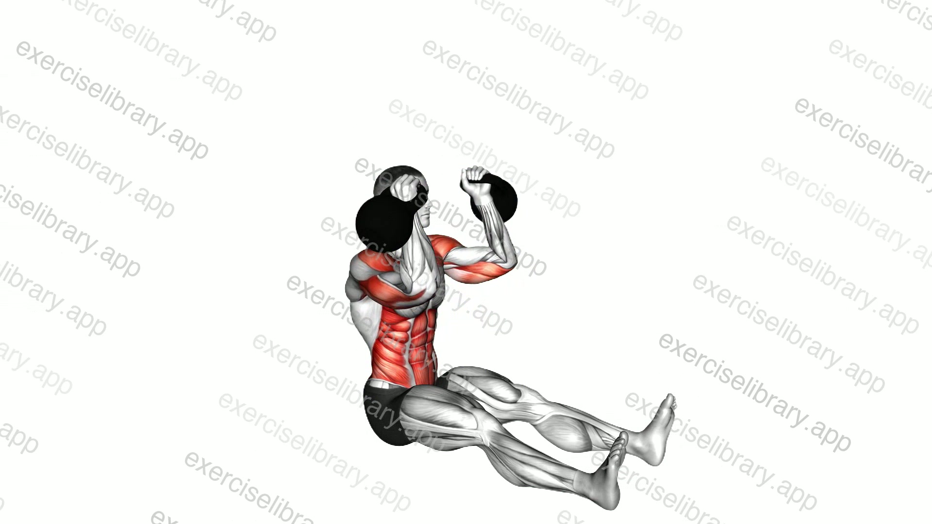 Kettlebell Z Press demonstration