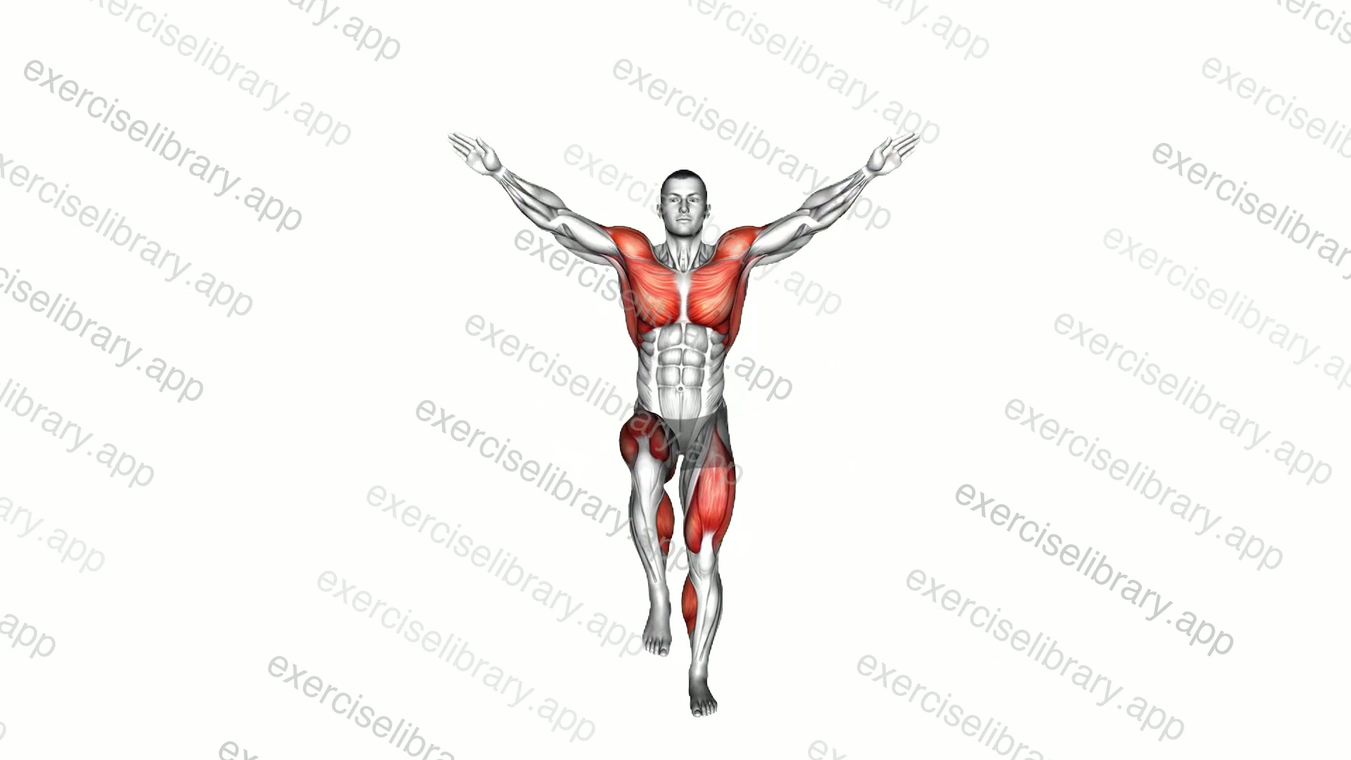 Overhead Knee Raise Jack demonstration