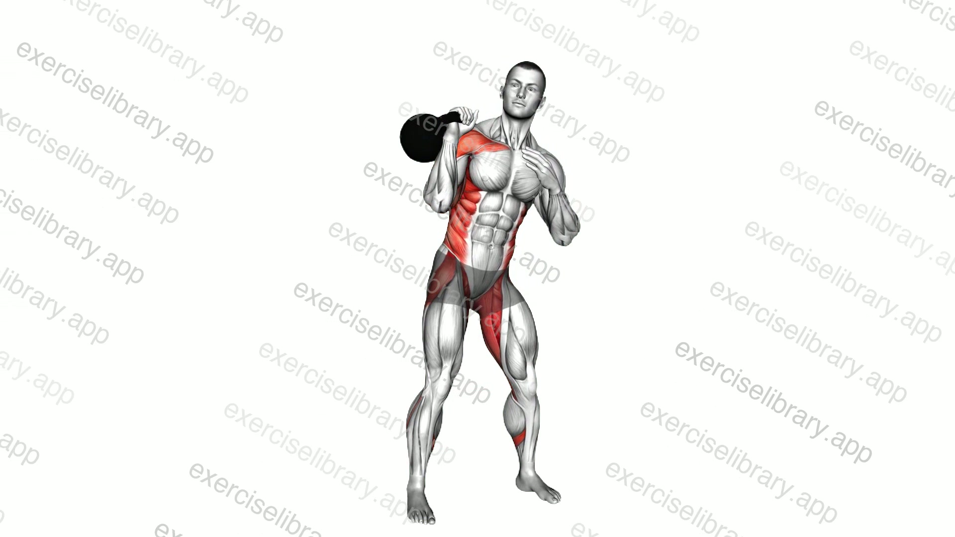Kettlebell Single Arm Side Press demonstration